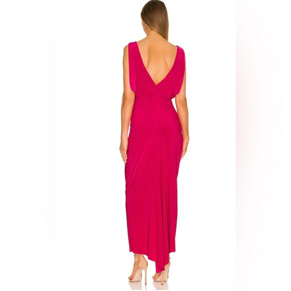 MISA Los Angeles Xenia Dress in Fuchsia NWT Size small - Picture 3 of 9